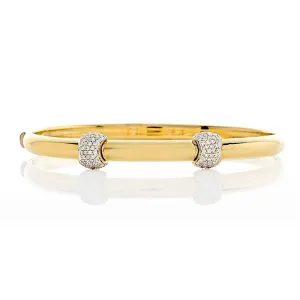 Diamond Duo Station Bangle
