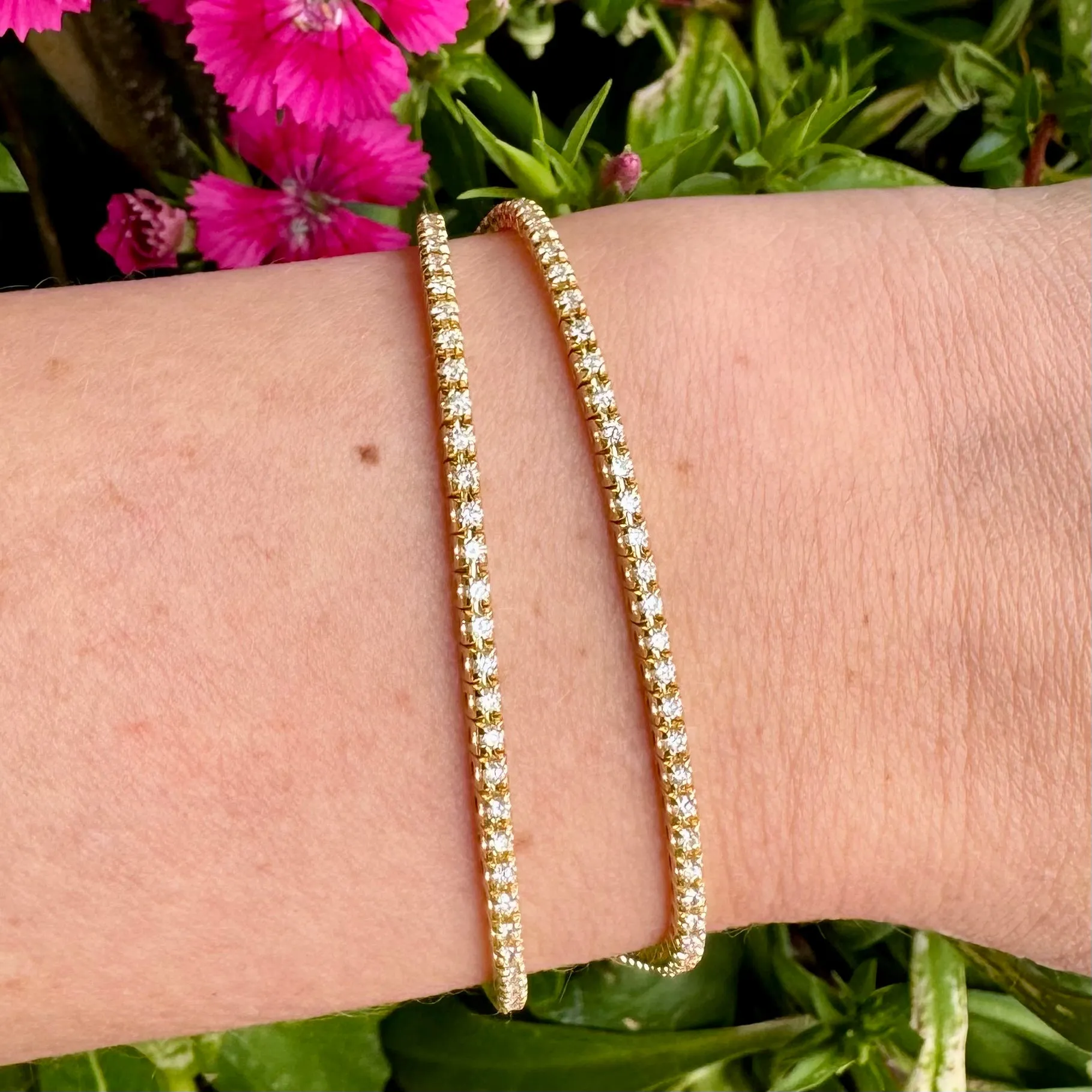 Double Diamond Tennis Bracelet