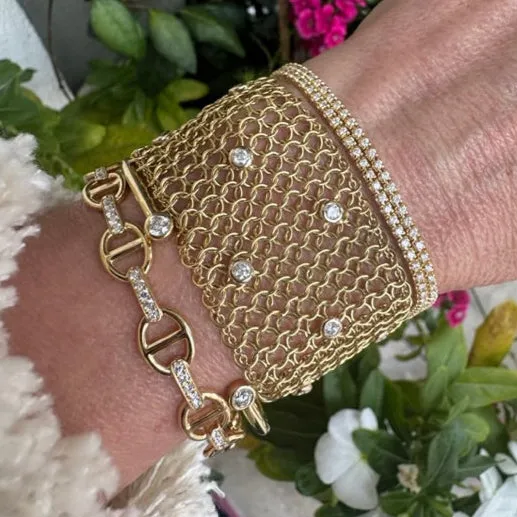 Double Diamond Tennis Bracelet