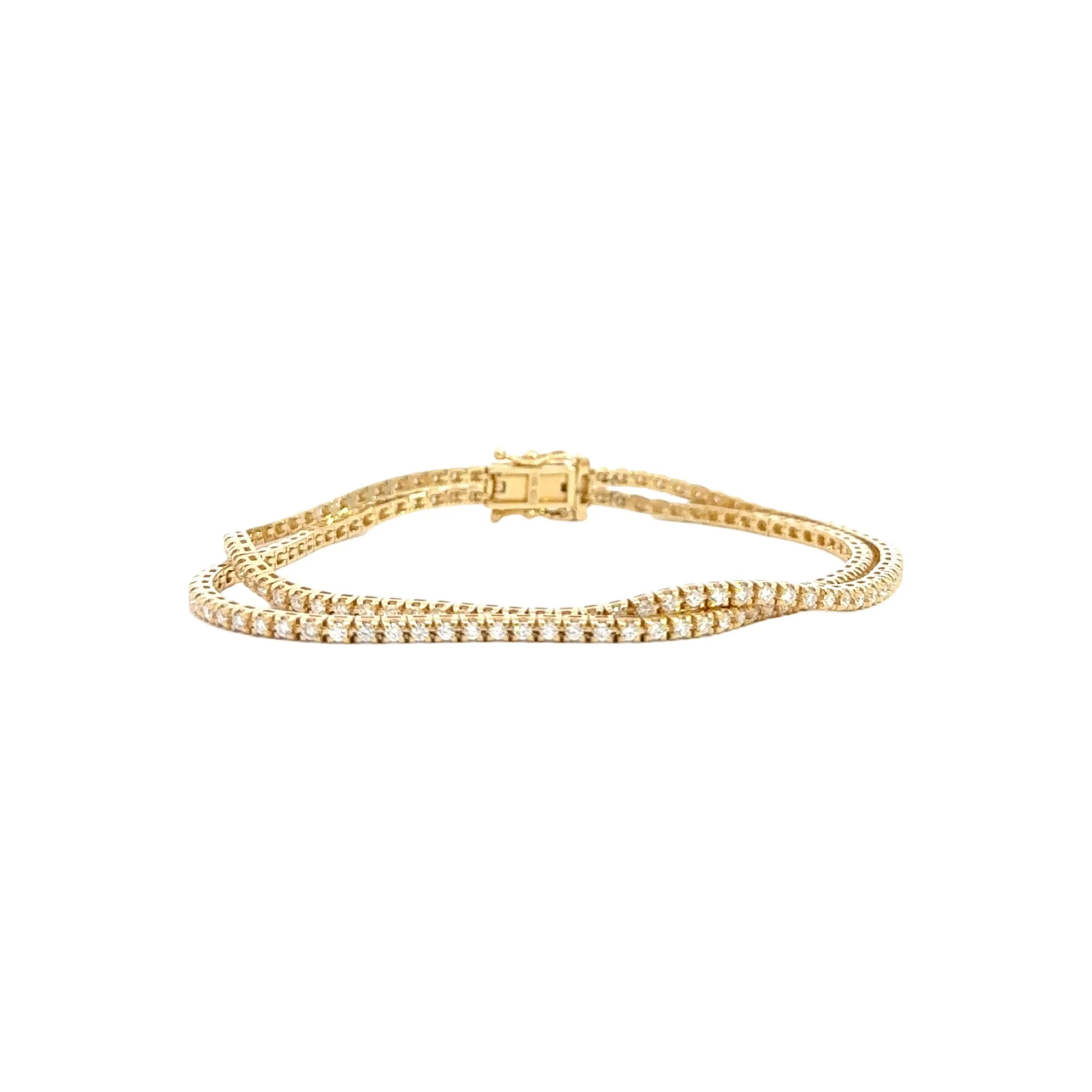 Double Diamond Tennis Bracelet