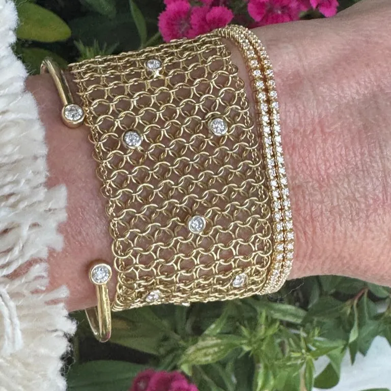 Double Diamond Tennis Bracelet