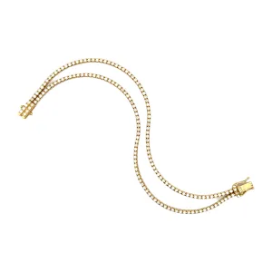 Double Diamond Tennis Bracelet