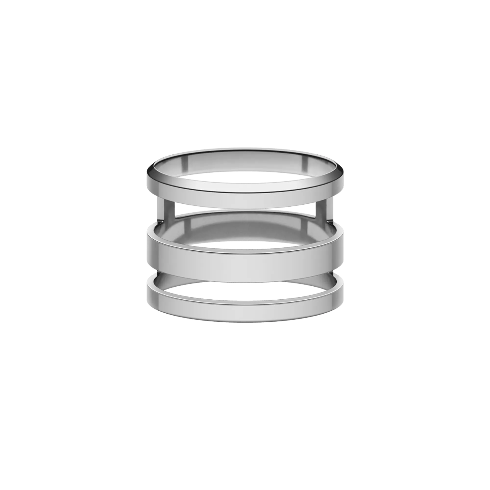 Elan Triad Ring Silver