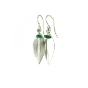 Emerald Leaf Earring