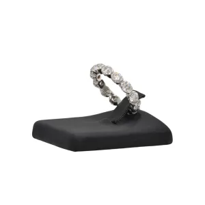 Estate 2.4ct Diamond 18k White Gold Eternity Band