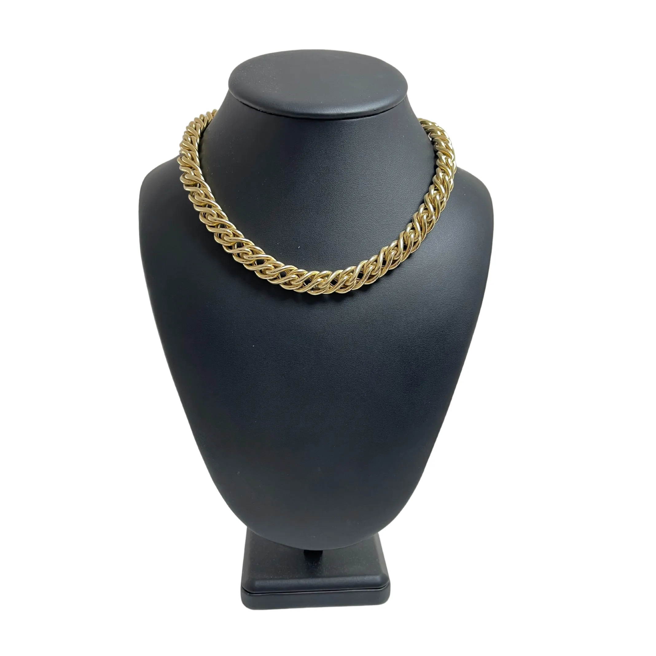 Estate Italian 14K Gold Braided Link Necklace