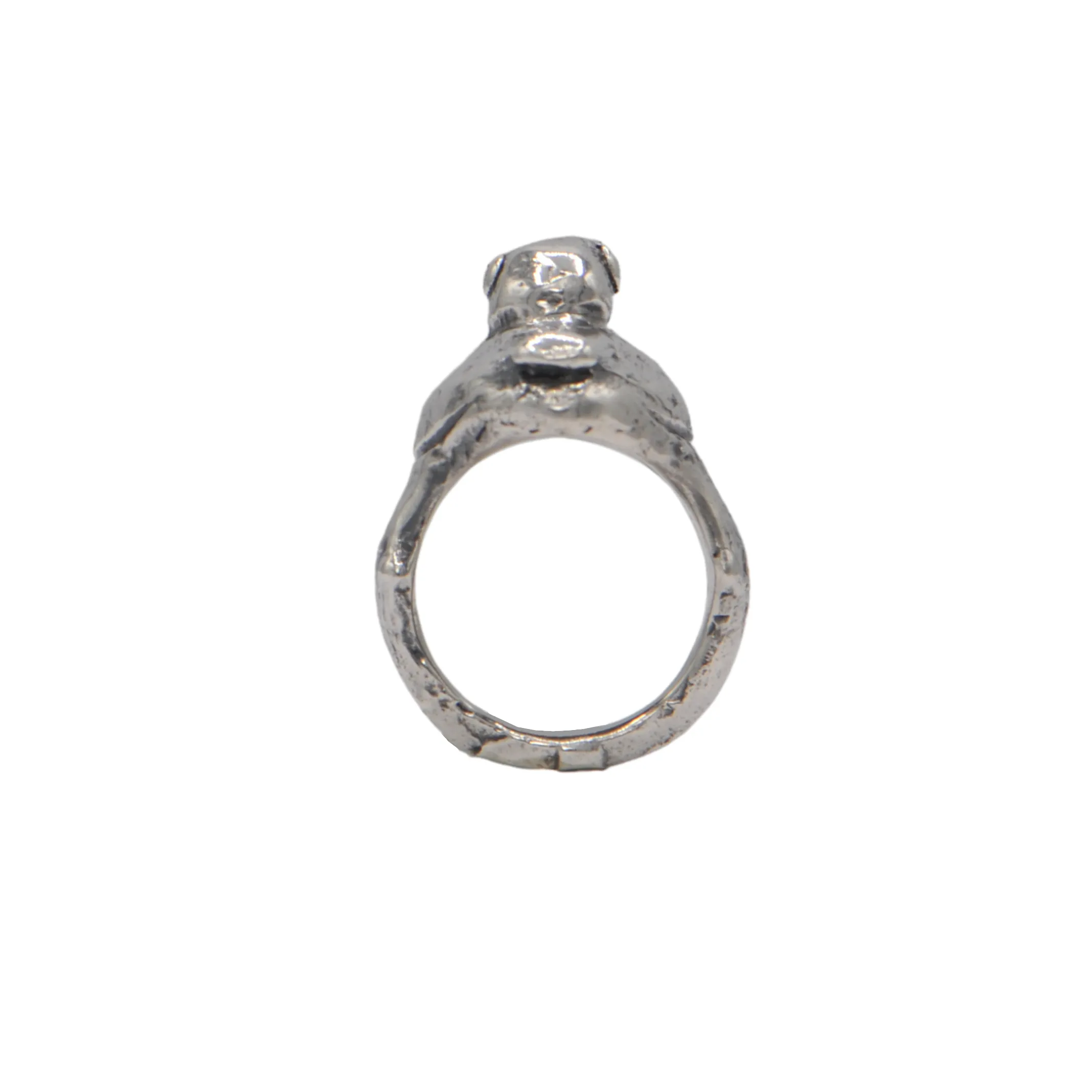 Estate Signed Walter Schluep Sterling Silver Duck Ring