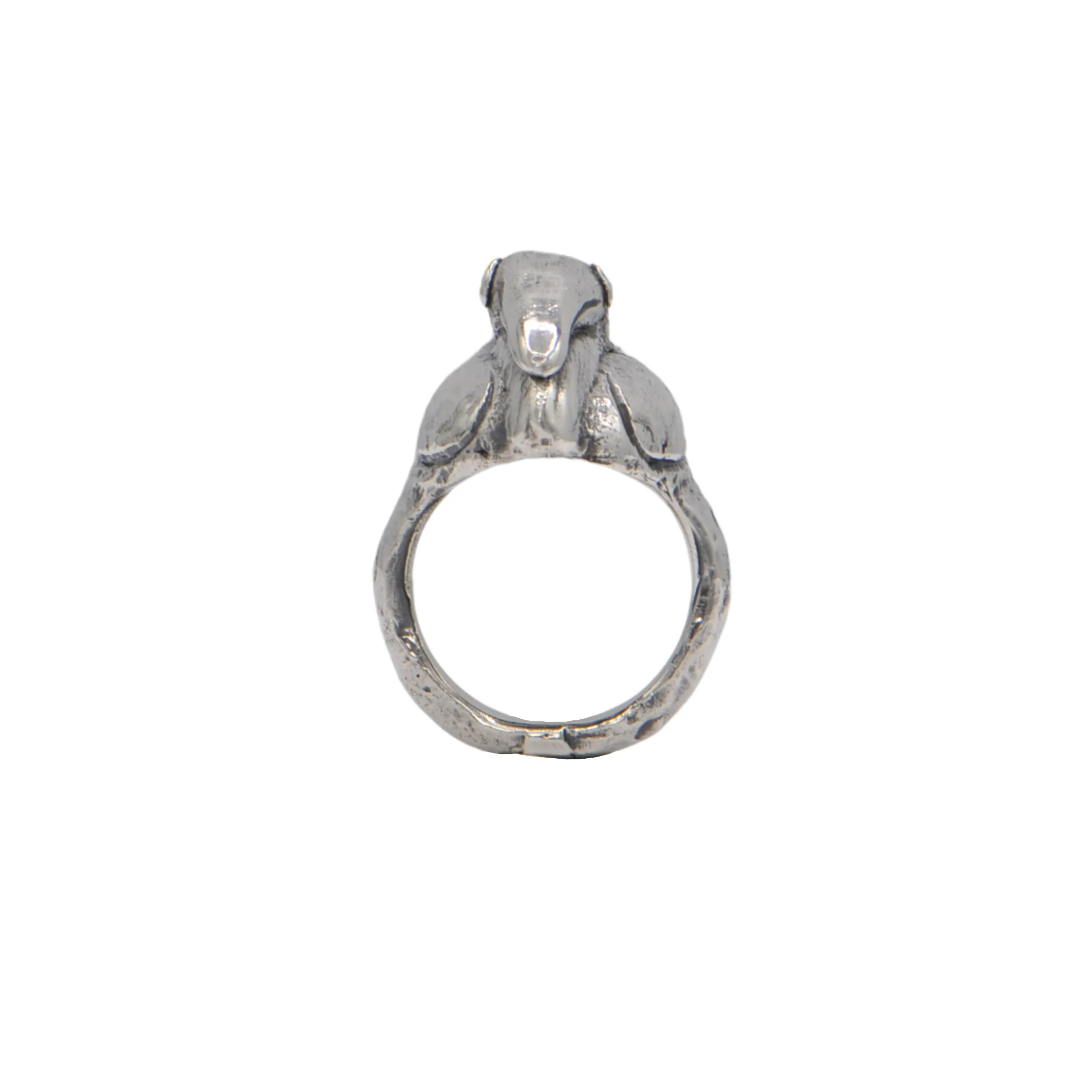 Estate Signed Walter Schluep Sterling Silver Duck Ring