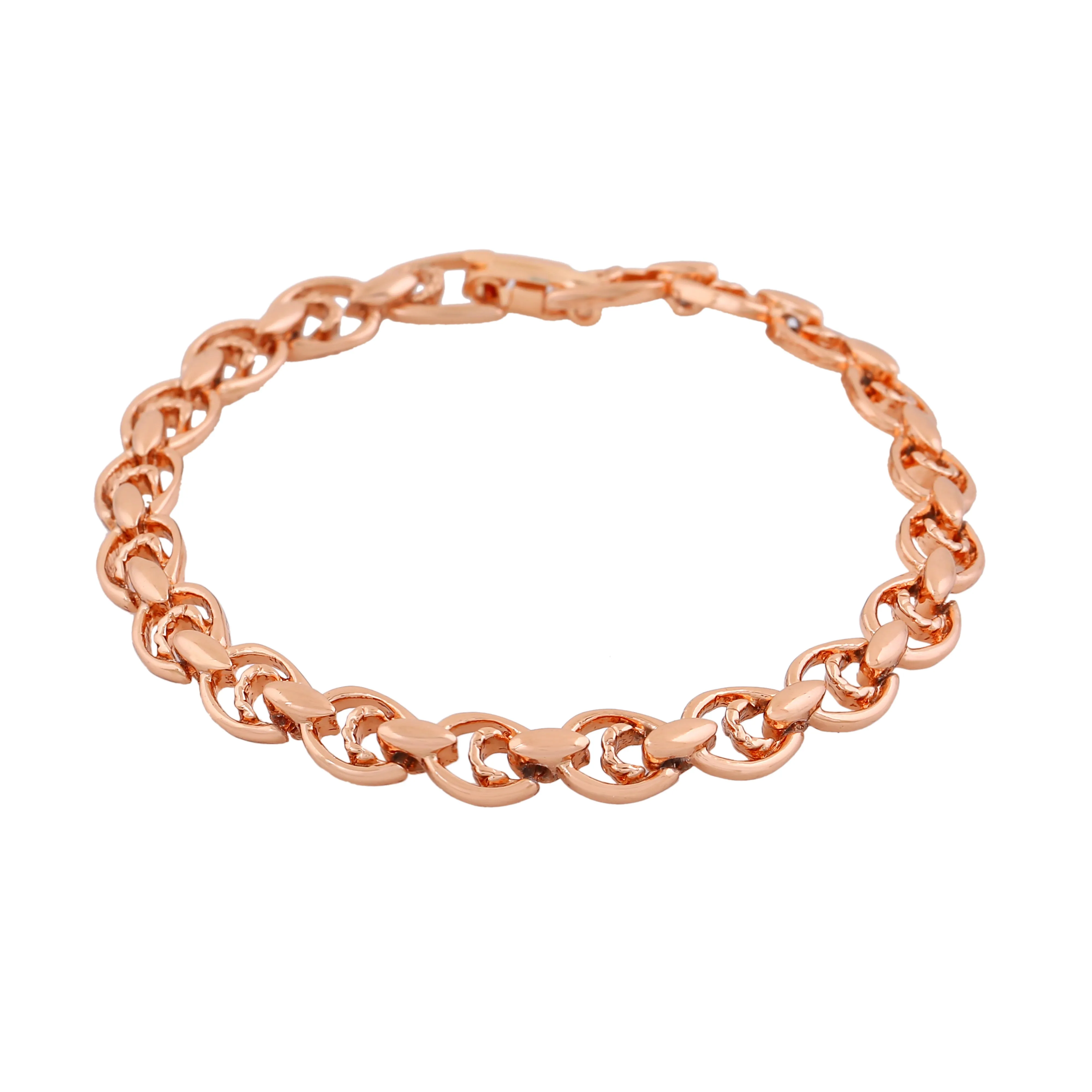 Estele Rose Gold Plated Hula Loop Bracelet for Women