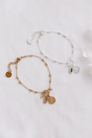Faith - Stainless Steel Monogram Bracelet