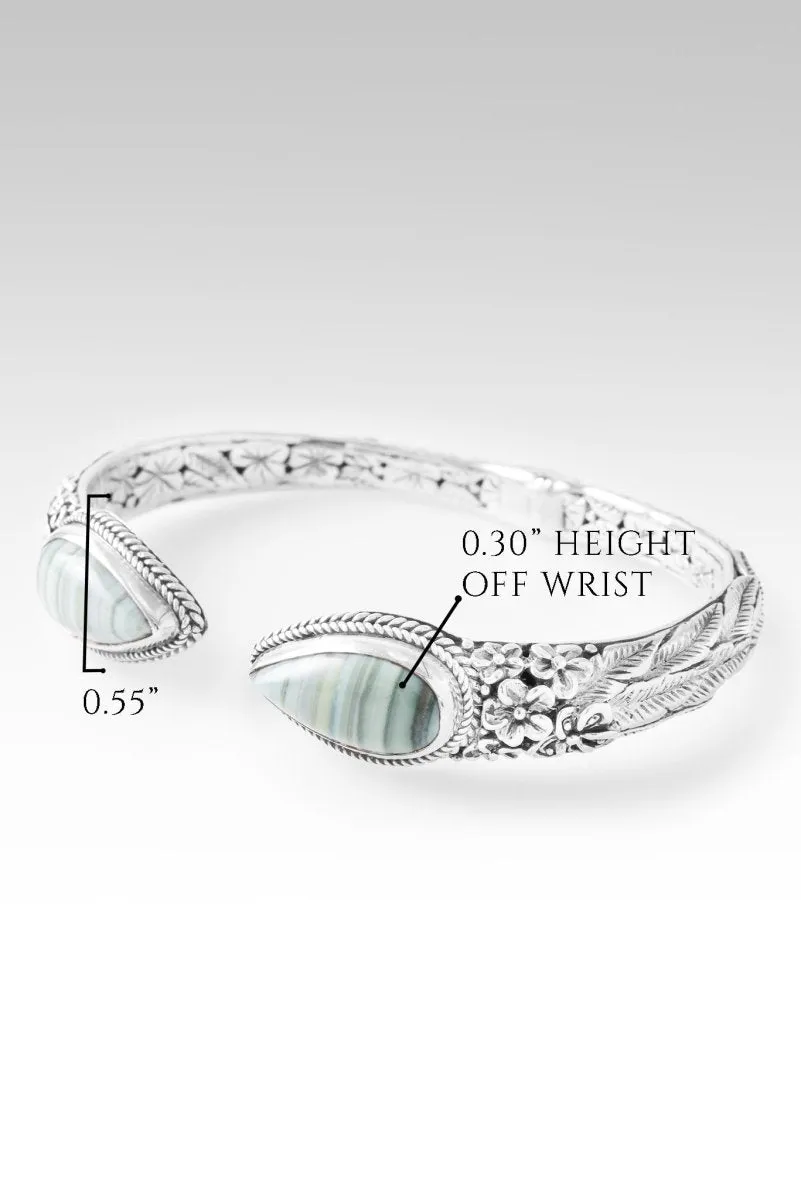 Floral Harmony Tip-to-Tip Bracelet? in Green Opal