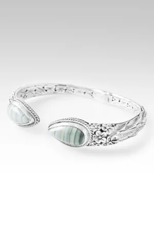 Floral Harmony Tip-to-Tip Bracelet? in Green Opal