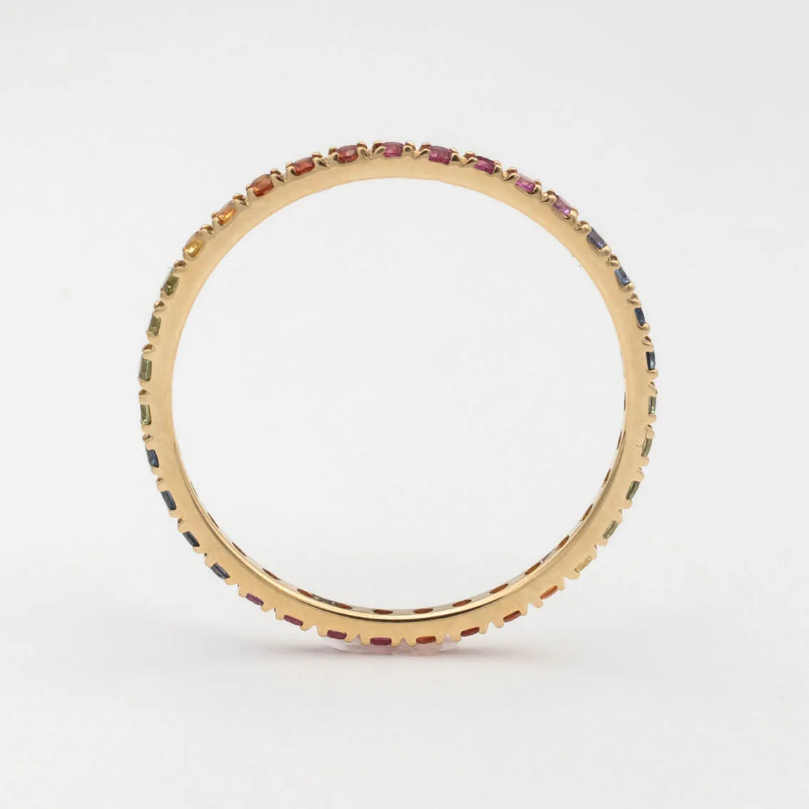 Gemstone Eternity Band