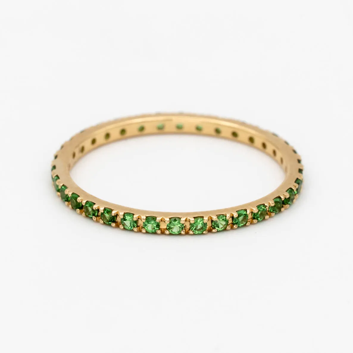 Gemstone Eternity Band