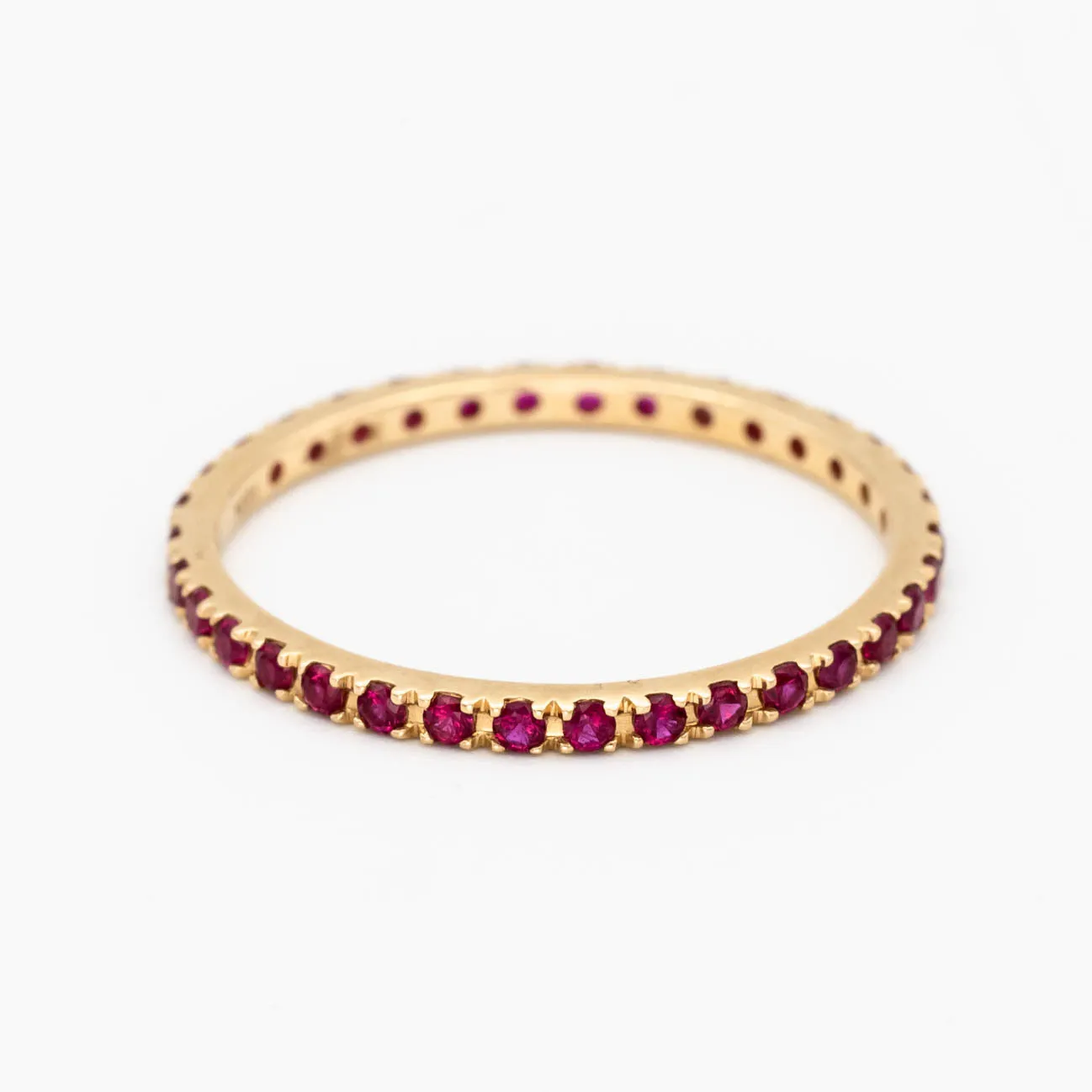 Gemstone Eternity Band