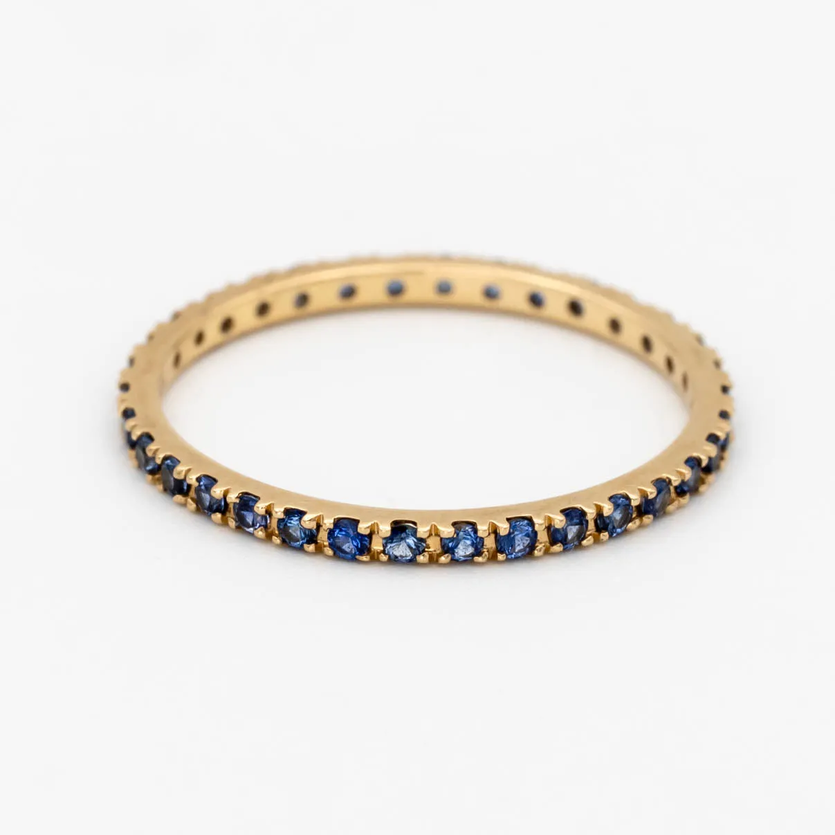 Gemstone Eternity Band