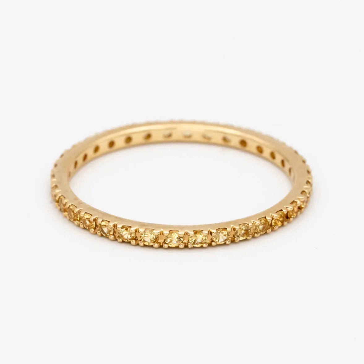 Gemstone Eternity Band