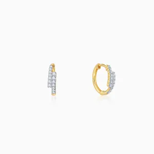 Gold Serene Shine Diamond Earrings