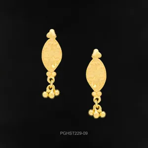 GOLDEN HANGING STUD PGHST229-09