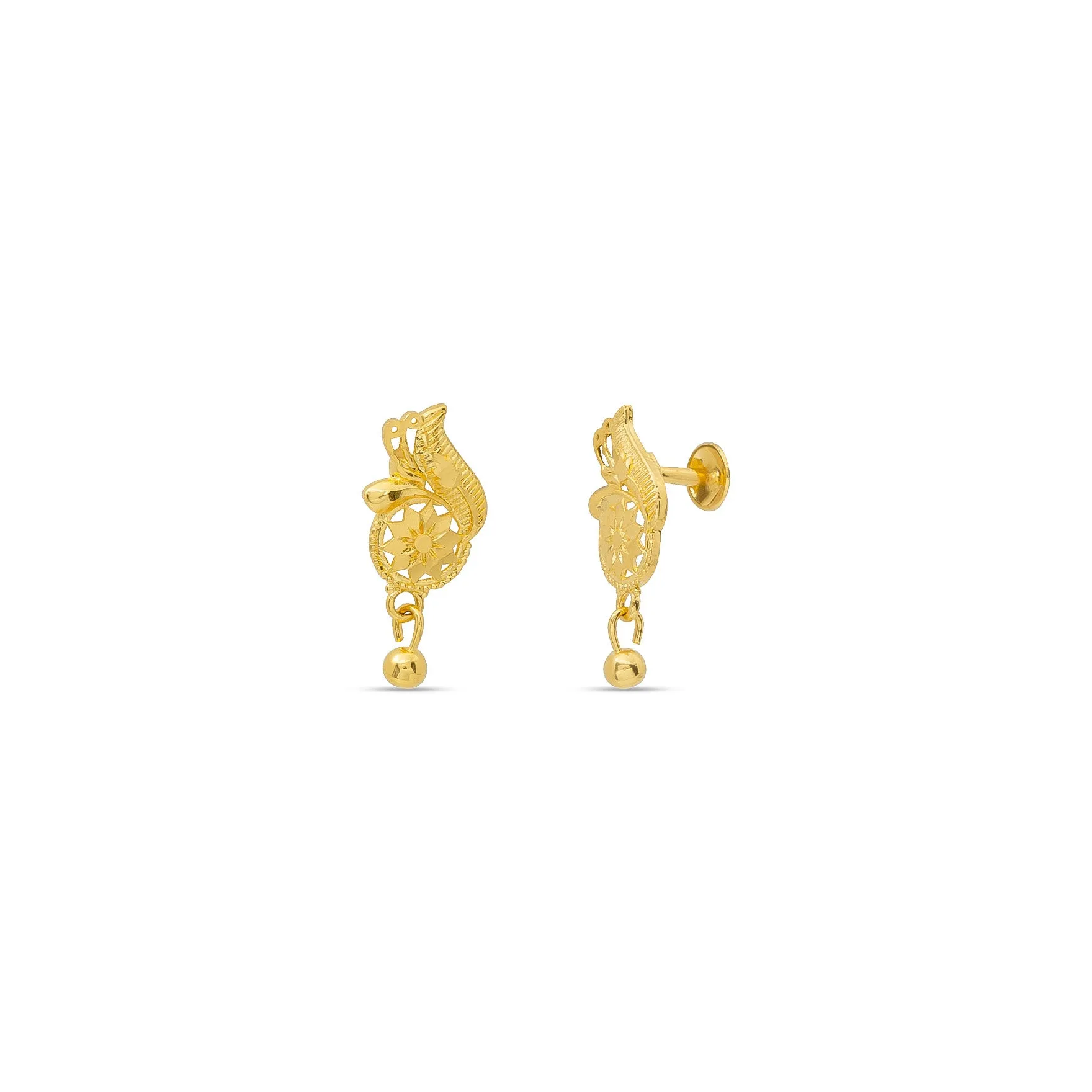GOLDEN HANGING STUD PGHST281-09