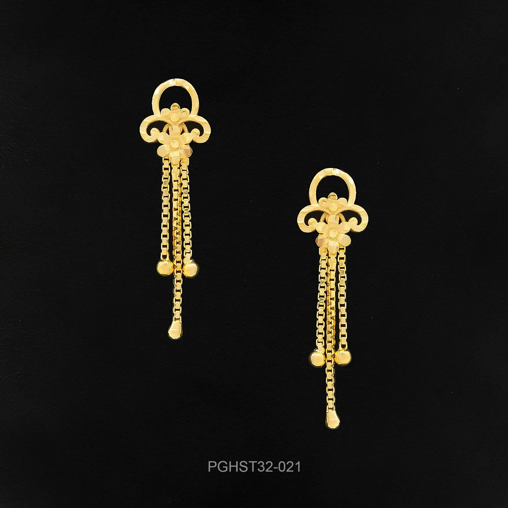GOLDEN HANGING STUD PGHST32-021