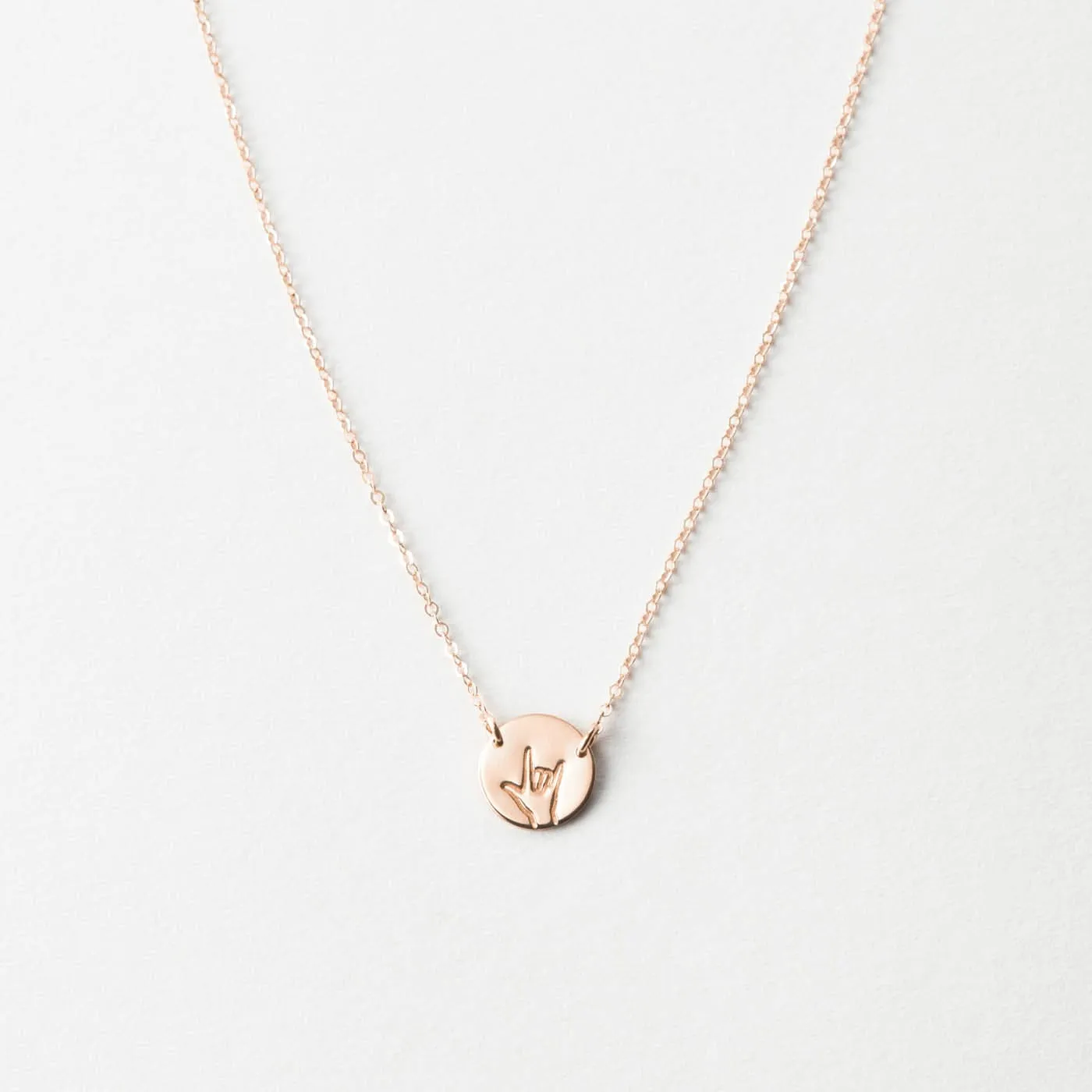 Hand Gestures Link Necklace