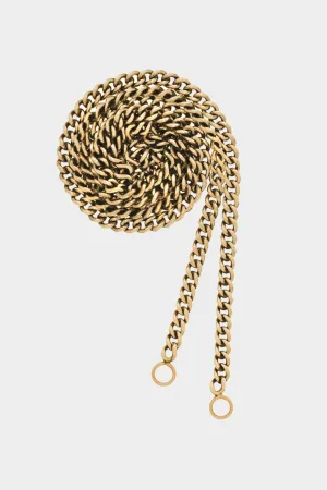 Heavy Curb Chain - 18", Yellow Gold