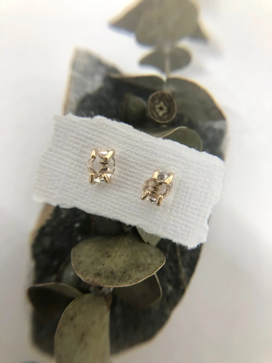 Herkimer Quartz Studs