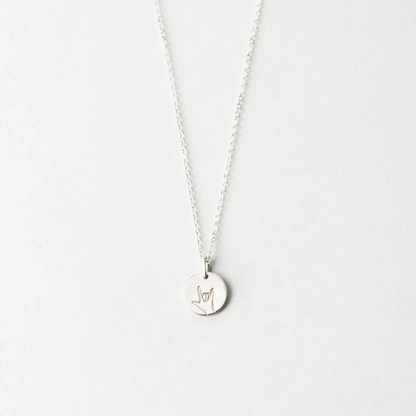 I Love You ASL Necklace