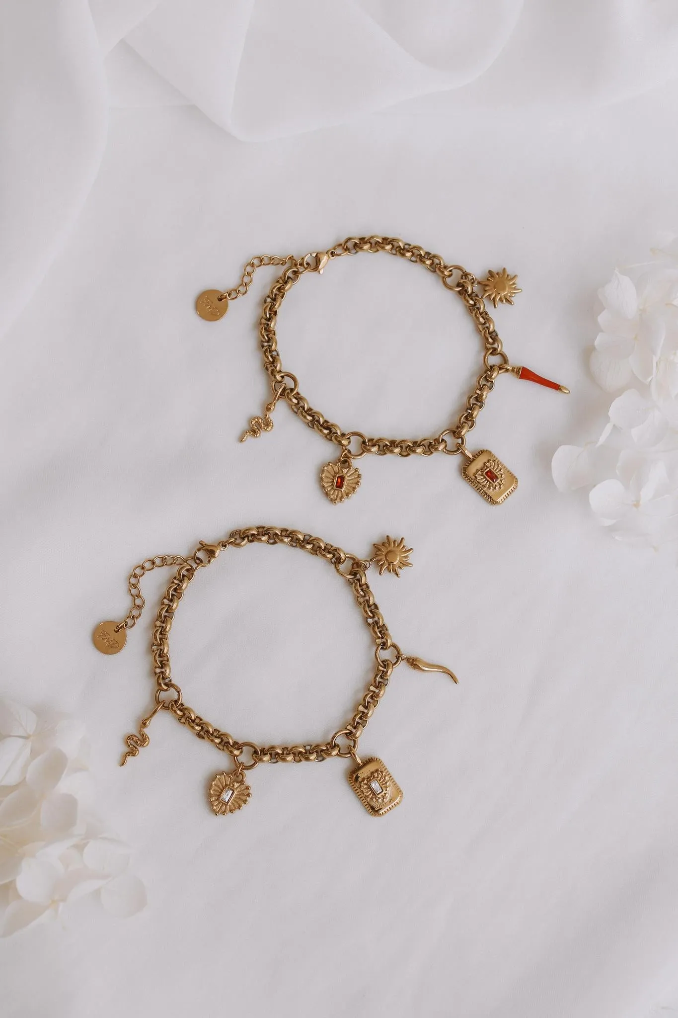 Iggy - Stainless Steel Charm Bracelet