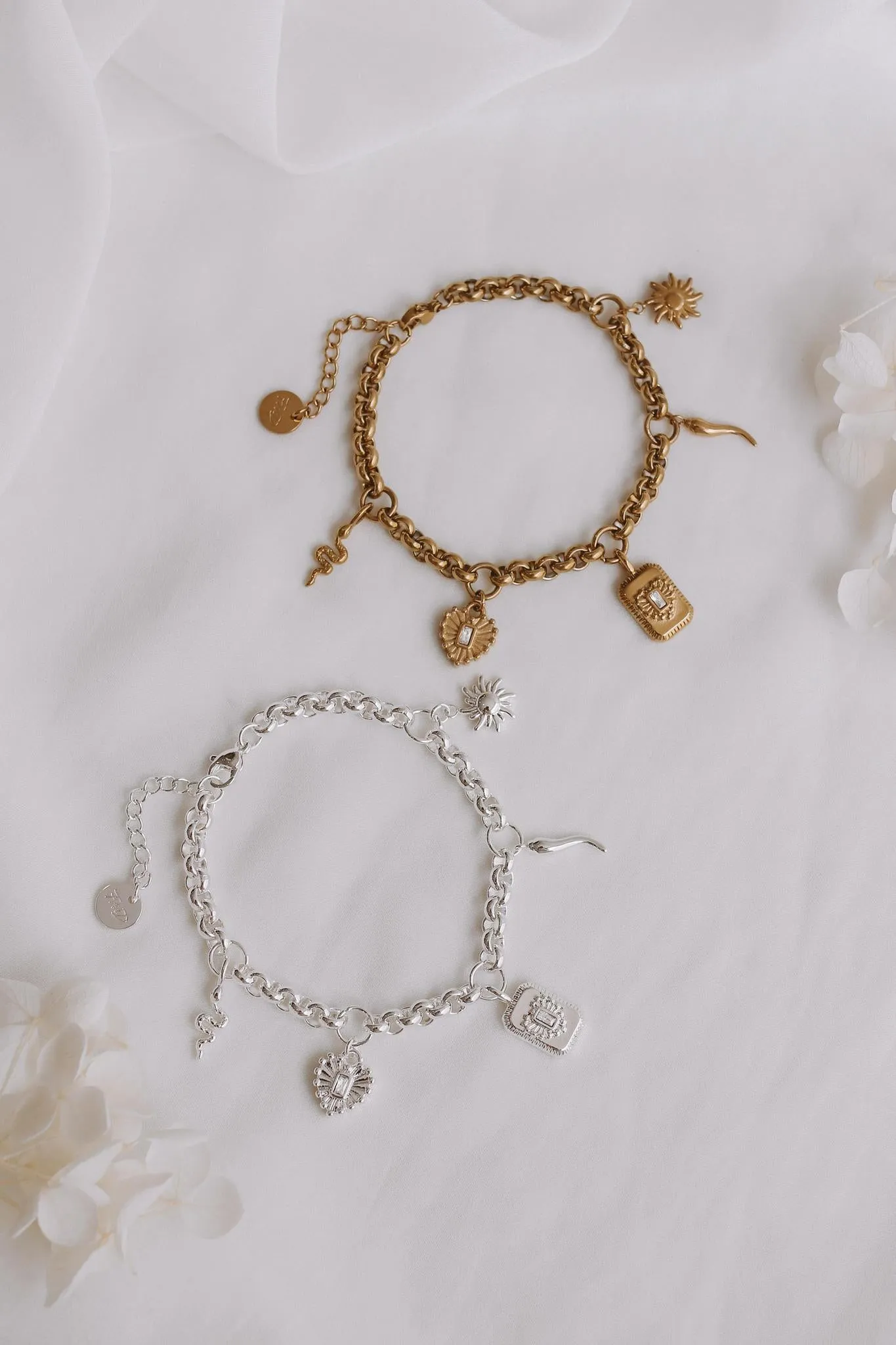 Iggy - Stainless Steel Charm Bracelet