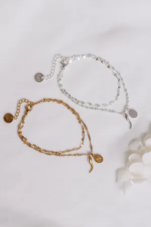 Immy - Stainless Steel Monogram Bracelet