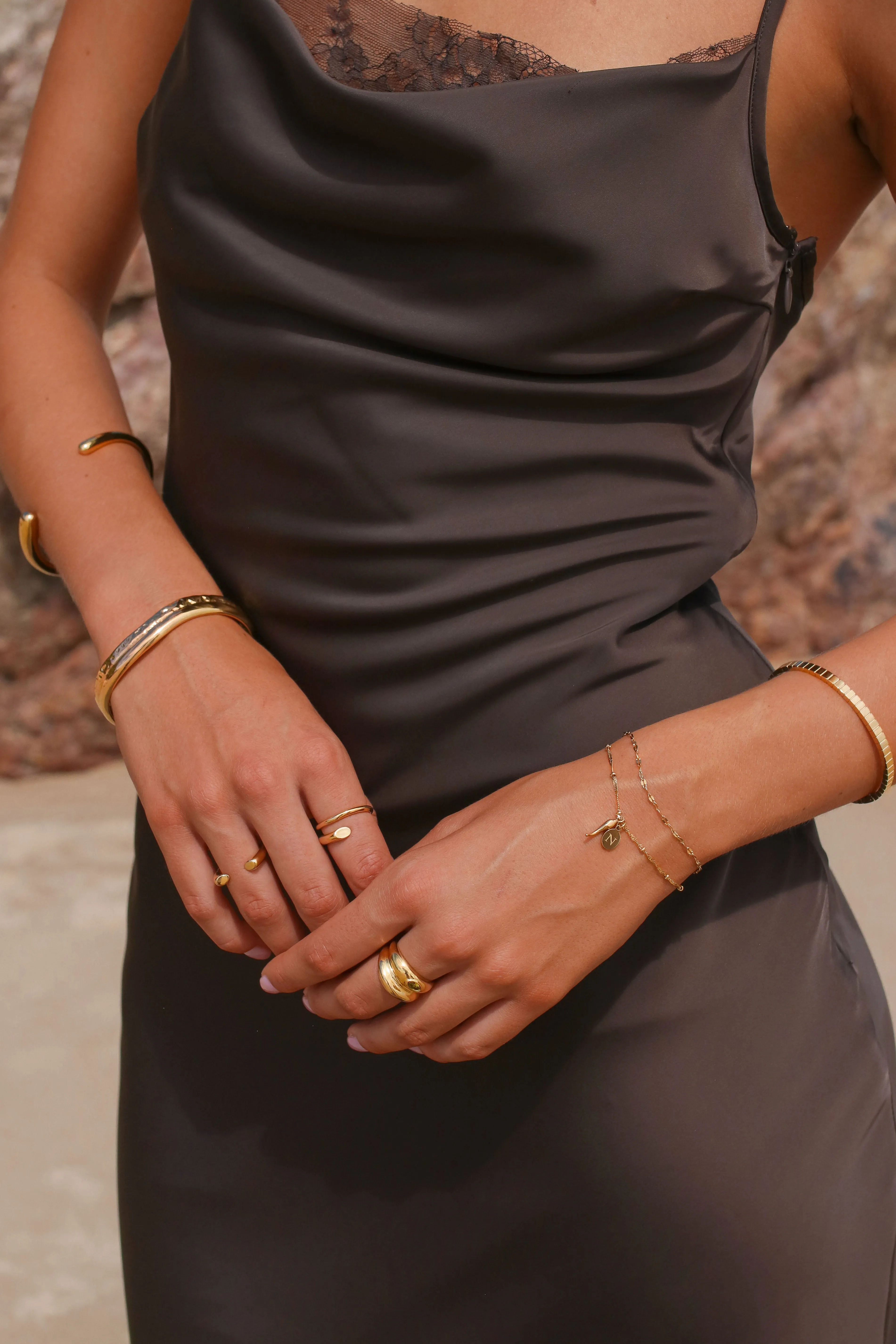 Immy - Stainless Steel Monogram Bracelet