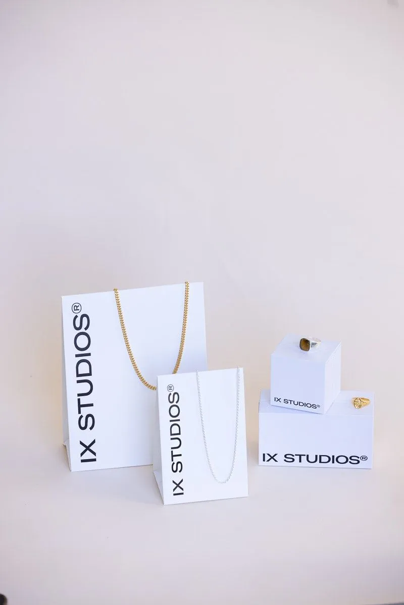 IX I Letter Silver Pendant