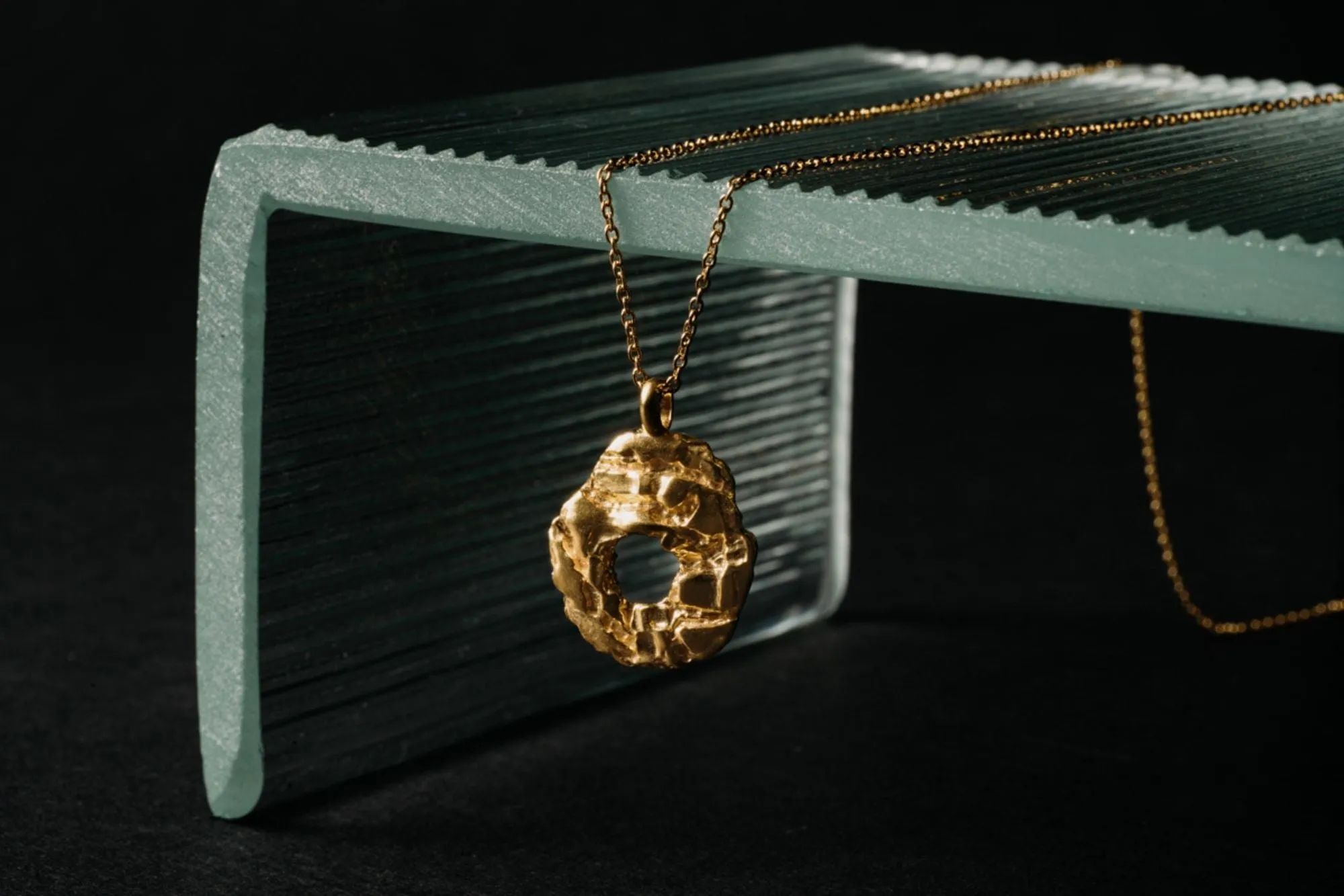 IX Rock Gold Plated Necklace