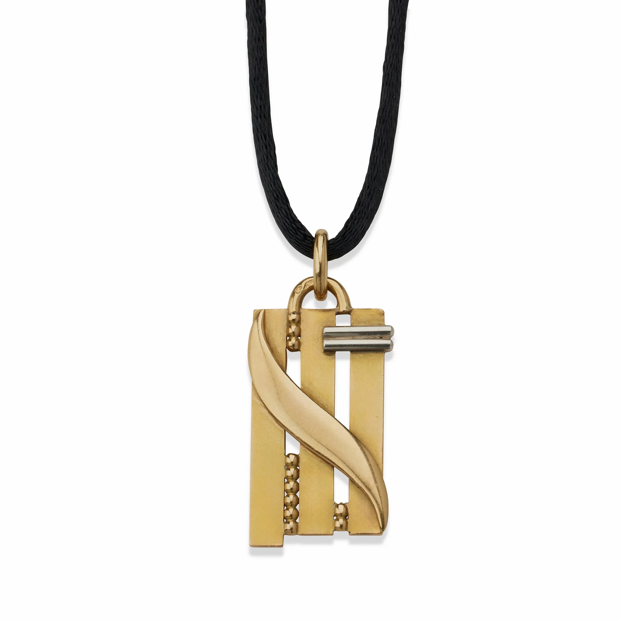 Jean Despr??s Modernist 18K Gold Pendant