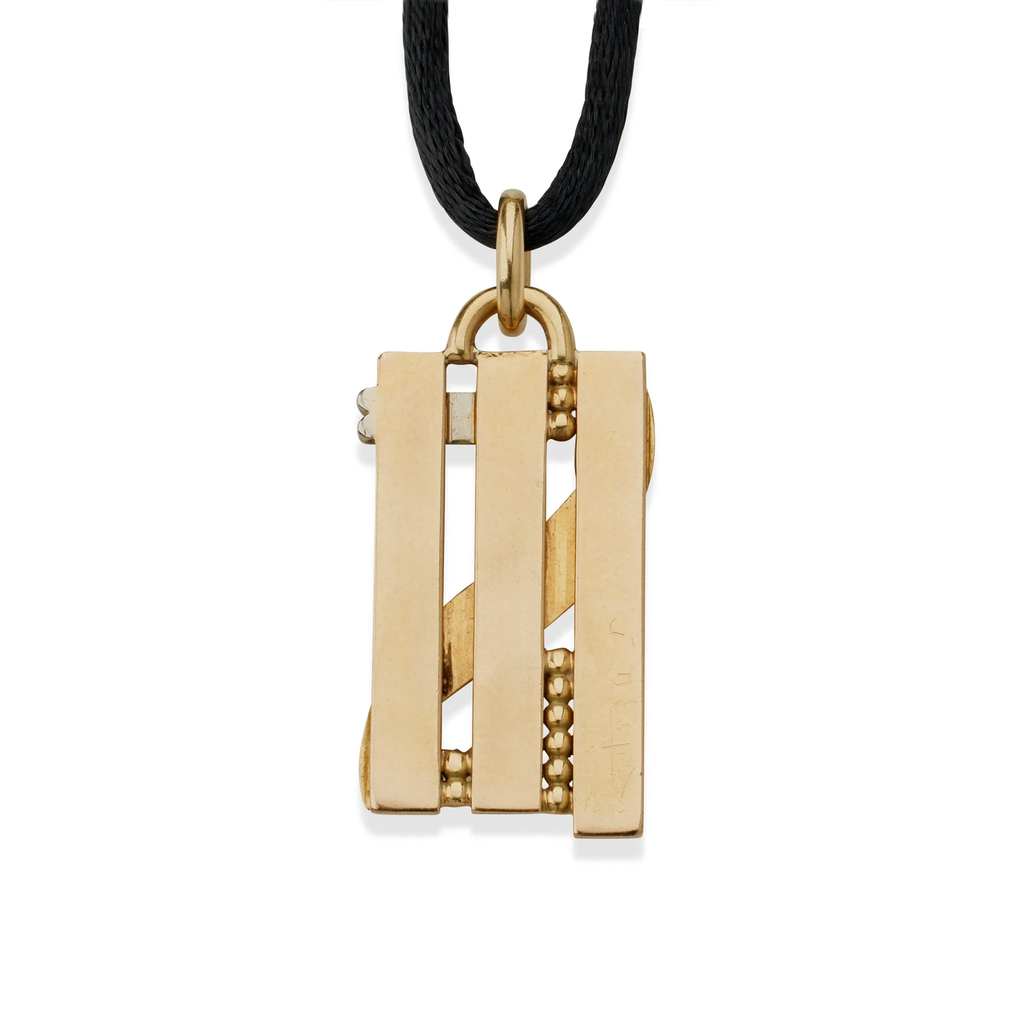 Jean Despr??s Modernist 18K Gold Pendant