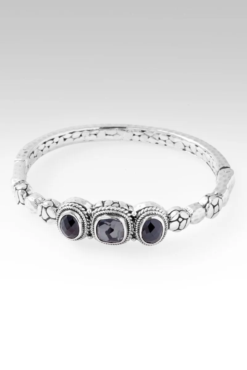Journey Within Bangle? in Odyssey Black Knight? Mystic Quartz & Black Spinel