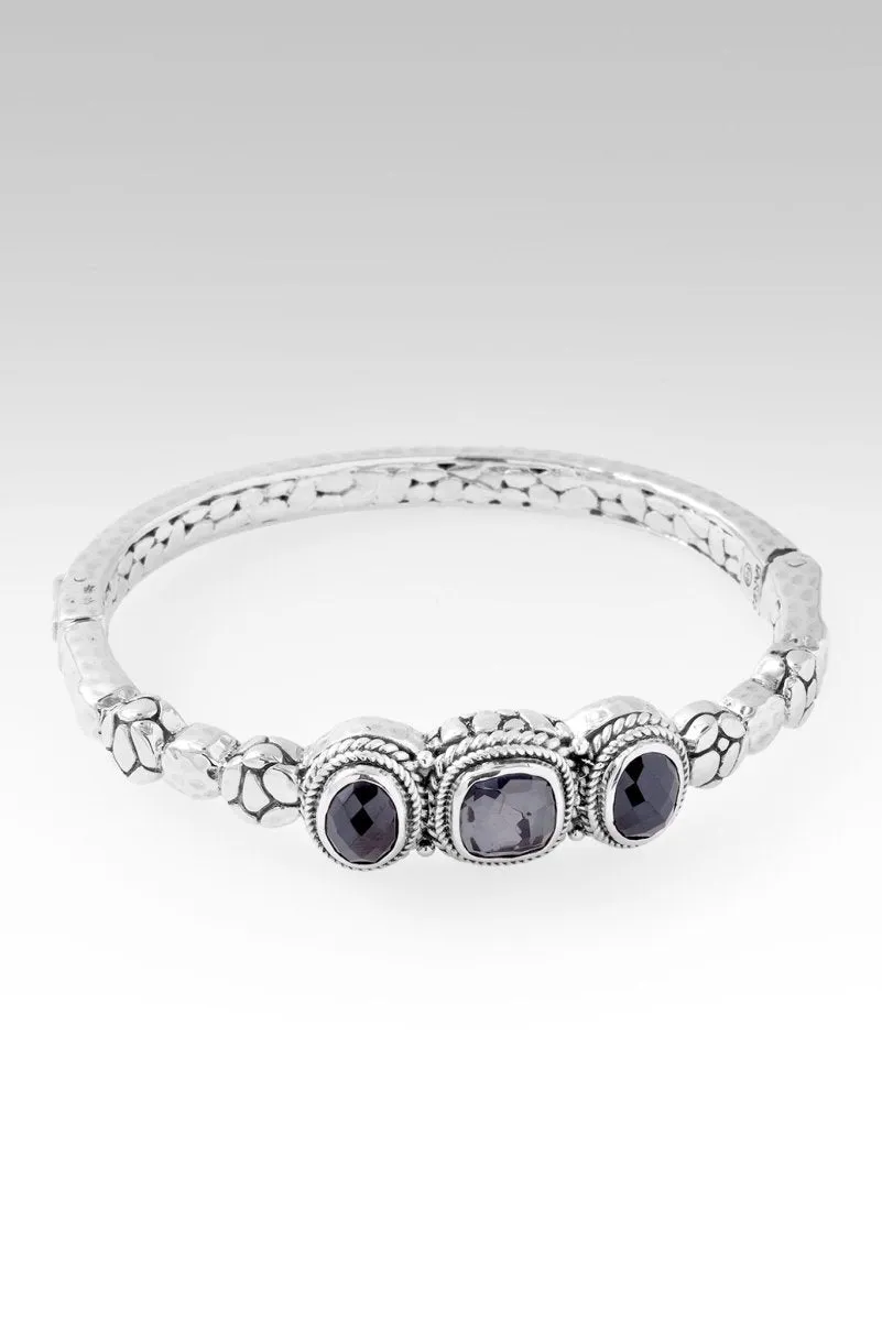 Journey Within Bangle? in Odyssey Black Knight? Mystic Quartz & Black Spinel