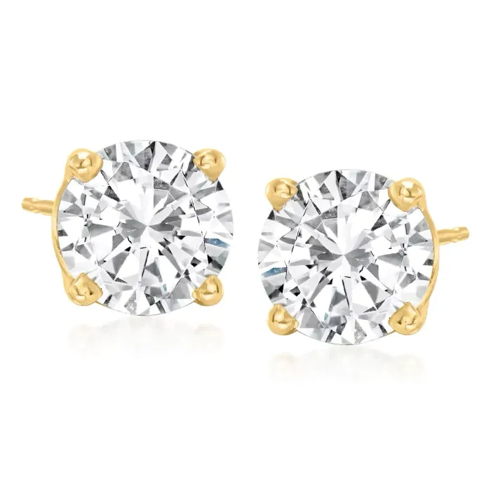 Just Like Diamonds Only Better Studs 3 Carats