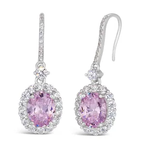 Kennedy Crystalline Earrings in Argyle Pink