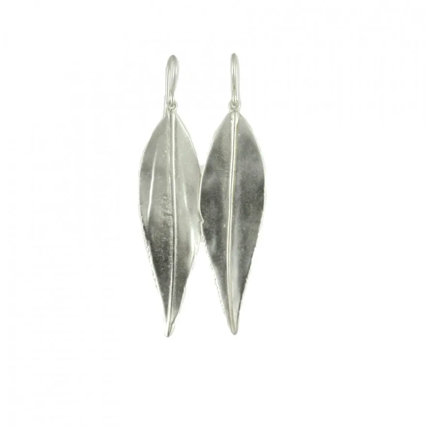 Large Willow Leaf Earrings
