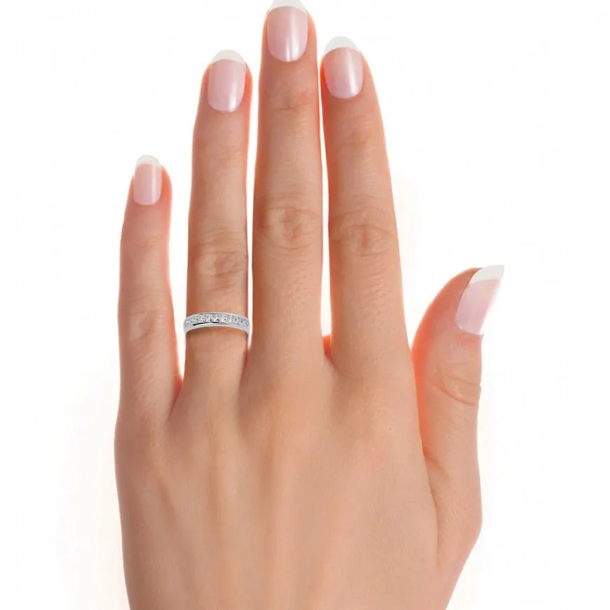 Lumina Wedding Band