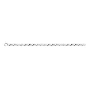 Men's Silver Flat Link Bracelet