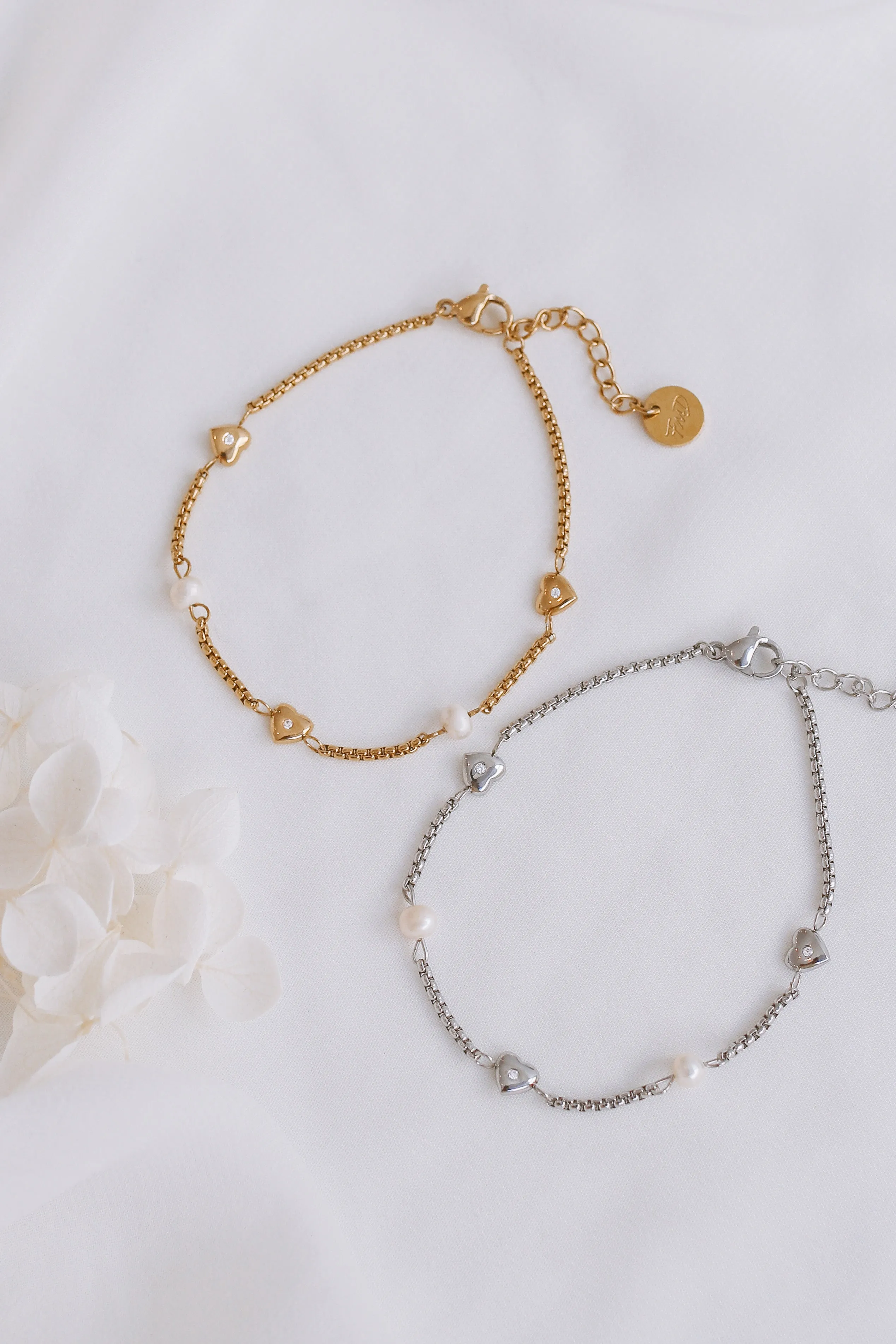 Mira - Stainless Steel Heart Bracelet