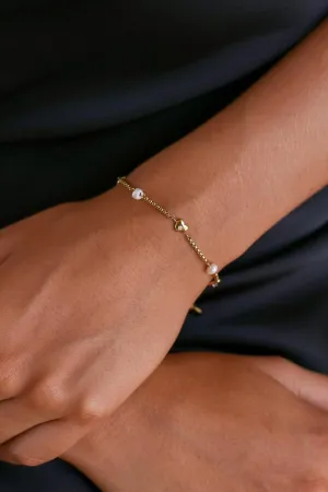 Mira - Stainless Steel Heart Bracelet