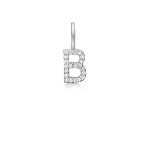 My B 18K Whitegold Pendant w. Diamonds
