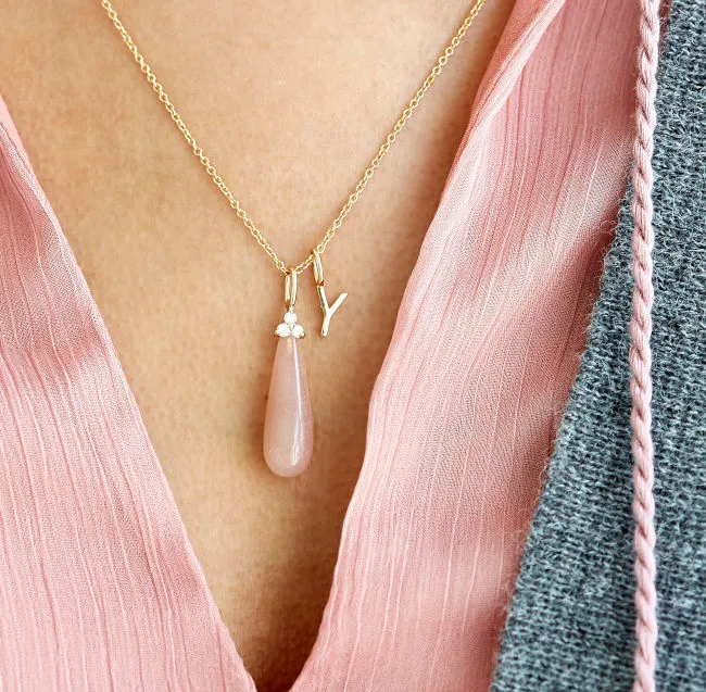 My O 18K Whitegold Pendant w. Diamond