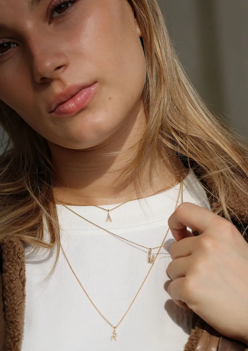 My X 18K Whitegold Pendant w. Diamonds