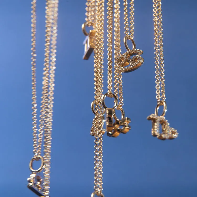 My Zodiac Pav?? Sagittarius 18K Gold Pendant w. Diamonds